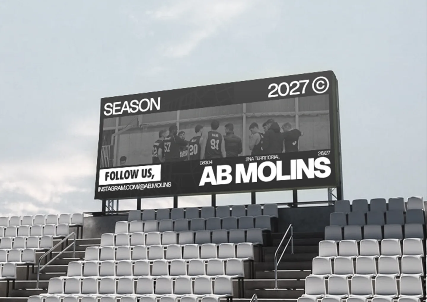 AB Molins, temporada 2027 — segueix-nos a Instagram @ab.molins